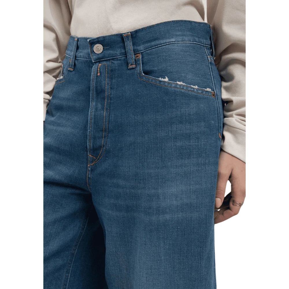 Replay Denim Shorts Blauw Blue Dames