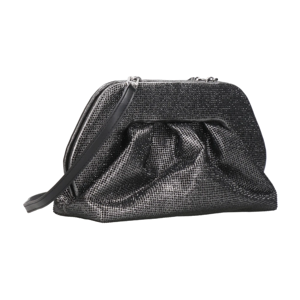 THEMOIRè Vegan Strass Clutch Tas Grijs Gray Dames
