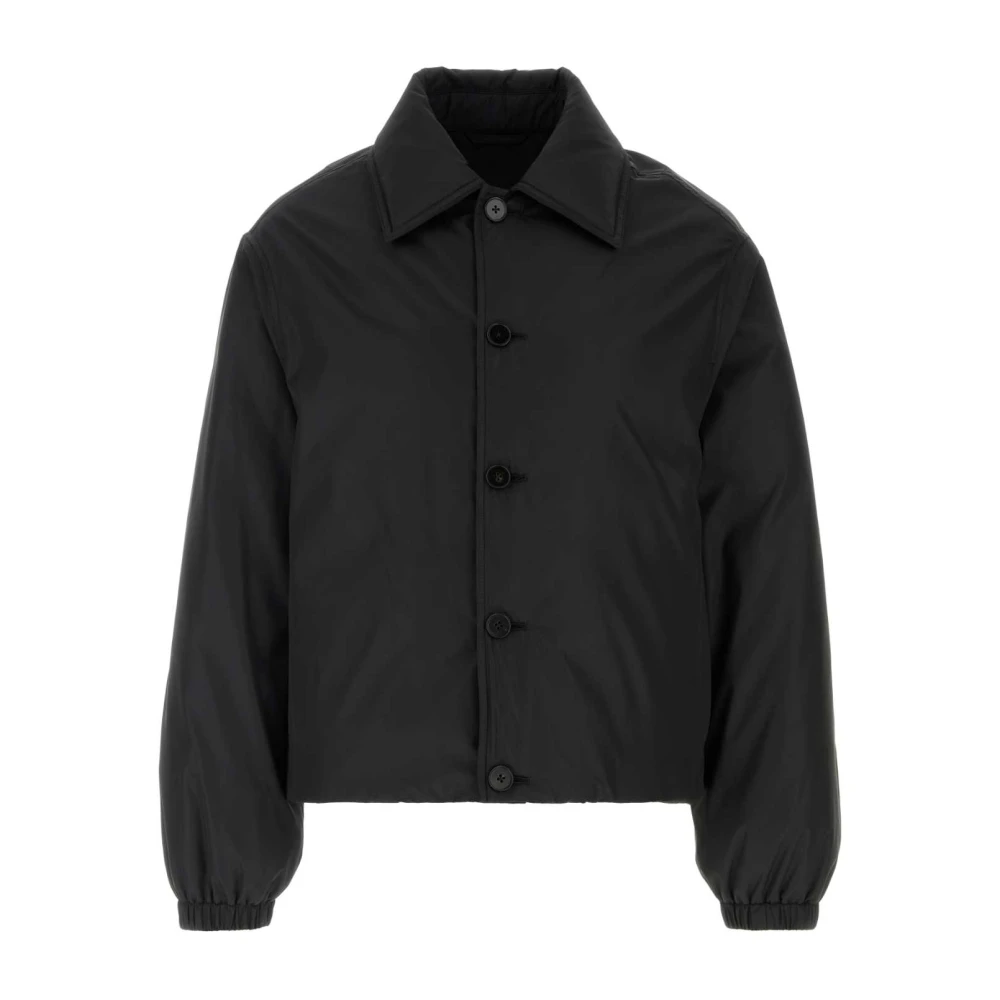Jil Sander Men's Black Light Jackets, M, Padded Jacket