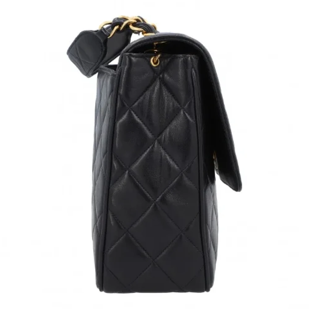 Chanel Vintage Pre-owned Leather chanel-bags Black Dames