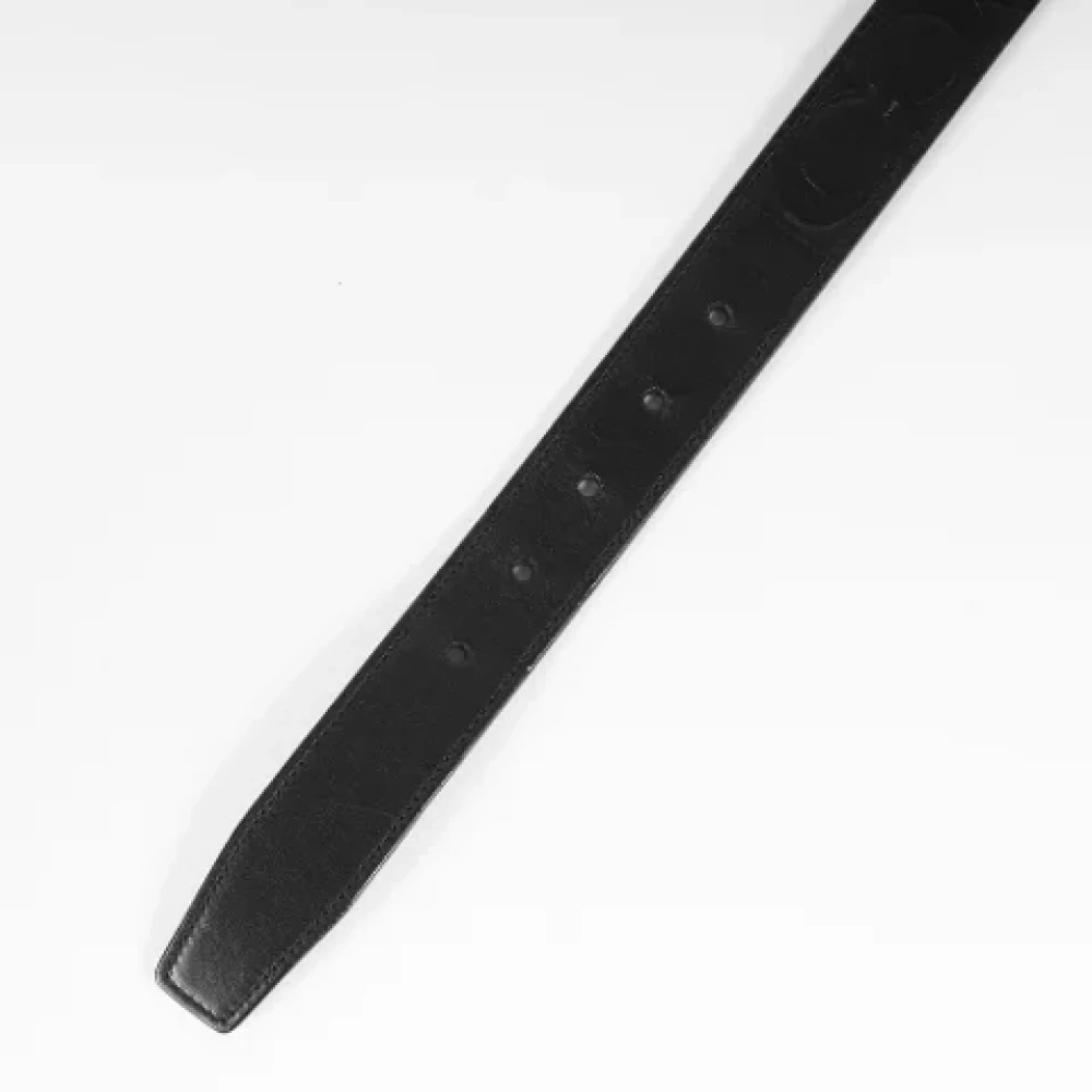 Coach Pre-owned Leather belts Black Heren