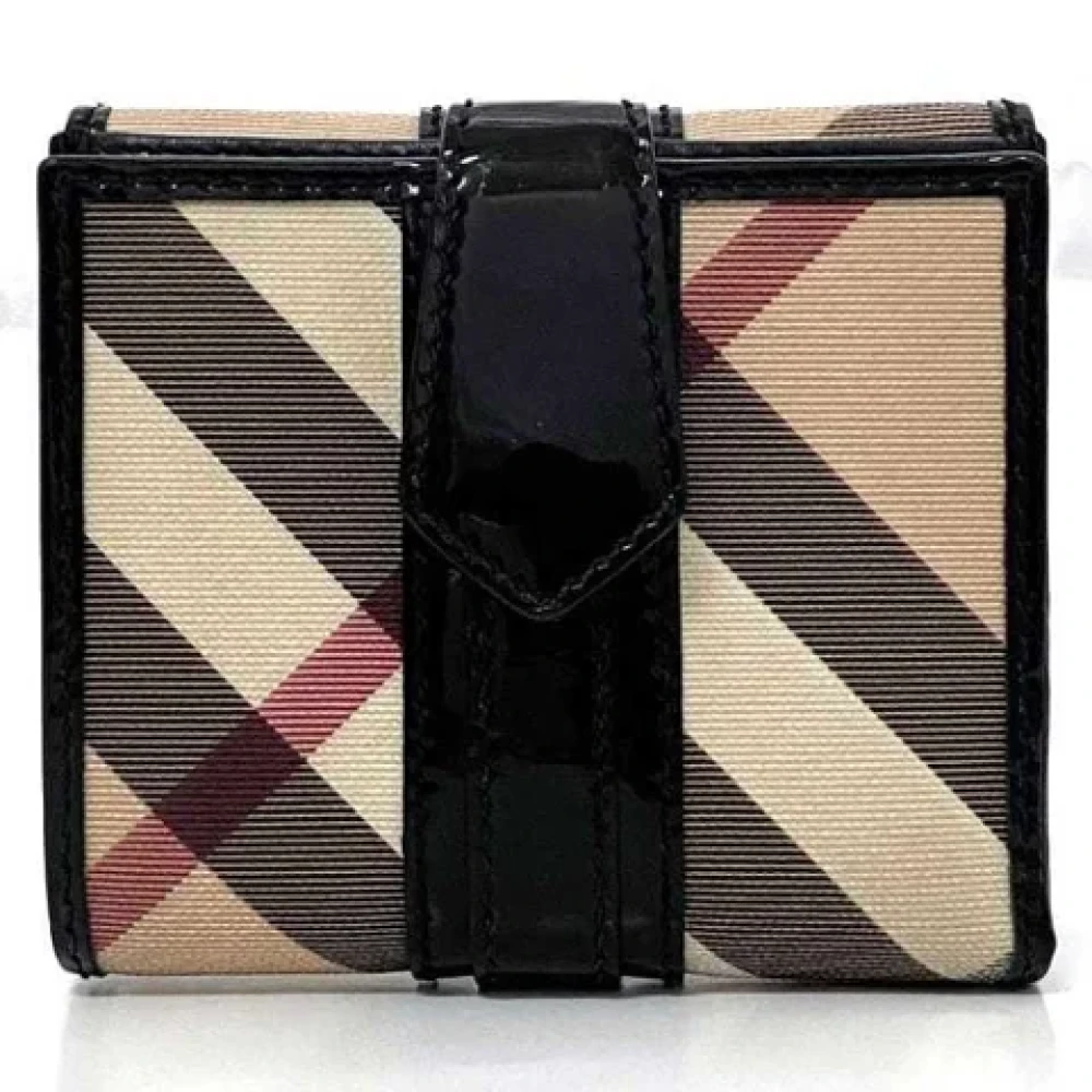 Burberry Vintage Pre-owned Leather wallets Beige Dames