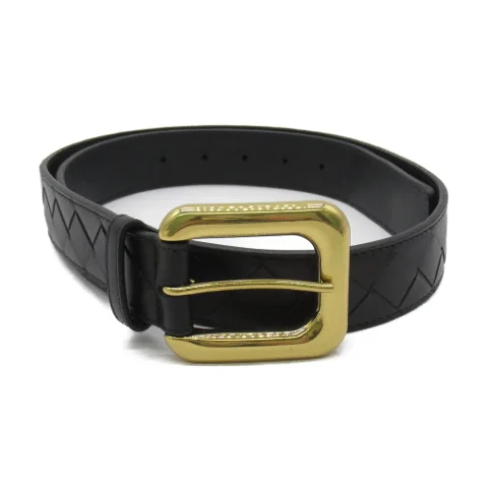 Bottega Veneta Vintage Pre-owned Leather belts Black Dames