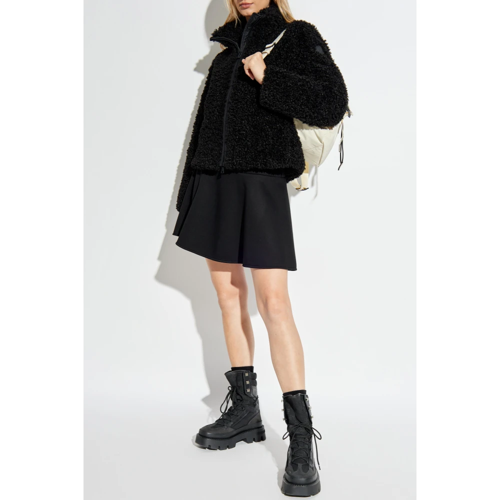 Moncler Korte uitlopende rok Black Dames