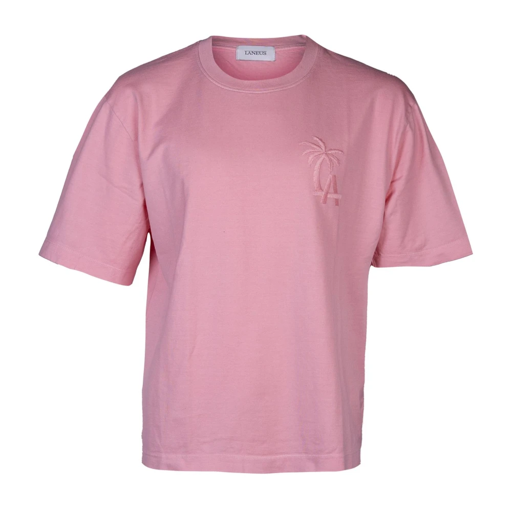 Laneus T-Shirts Pink Heren