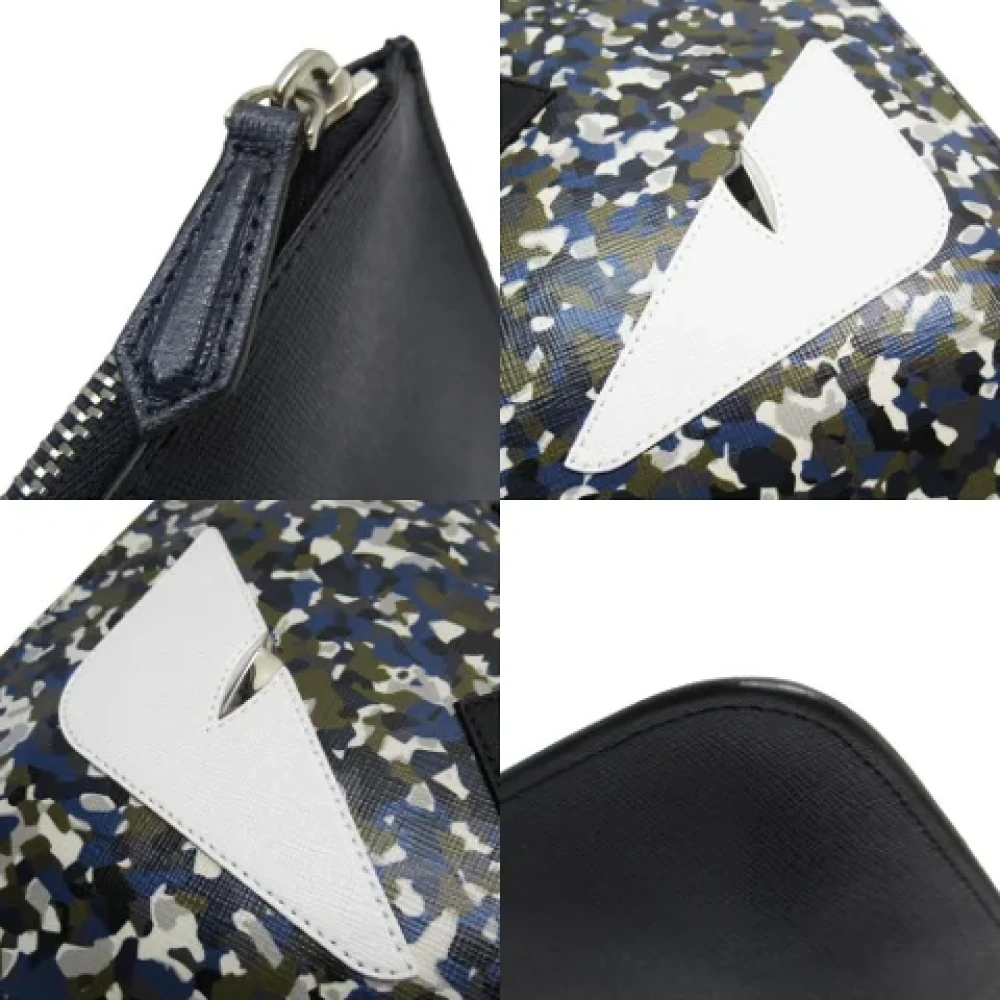 Fendi Vintage Pre-owned Leather fendi-bags Black Heren