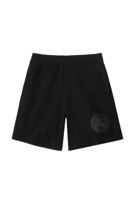 black-elasticated-waistband-shorts-with-pockets