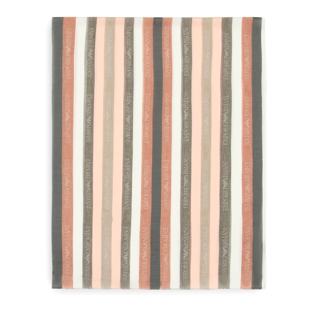Emporio Armani Multicolor Striped Scarf - Female - Scarves - One Size - Accessories