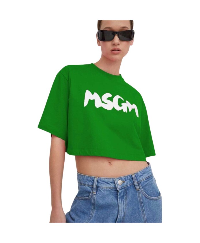t-shirt-en-coton-vert-pour-femmes