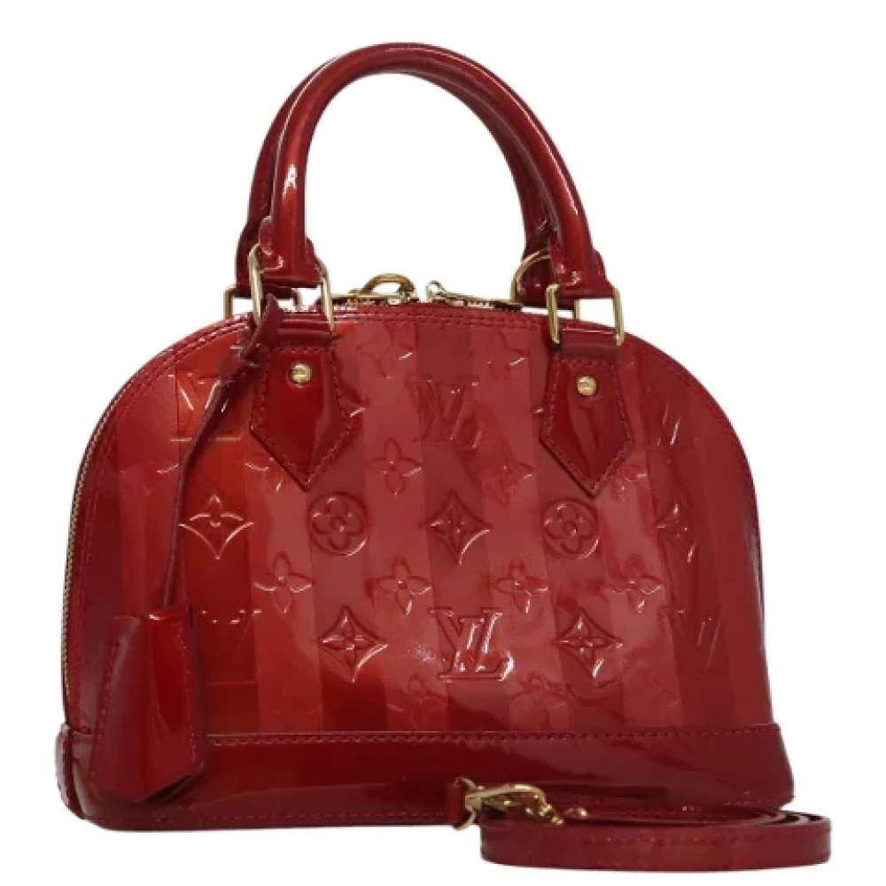 Louis Vuitton Vintage Pre-owned Leather handbags Red Dames