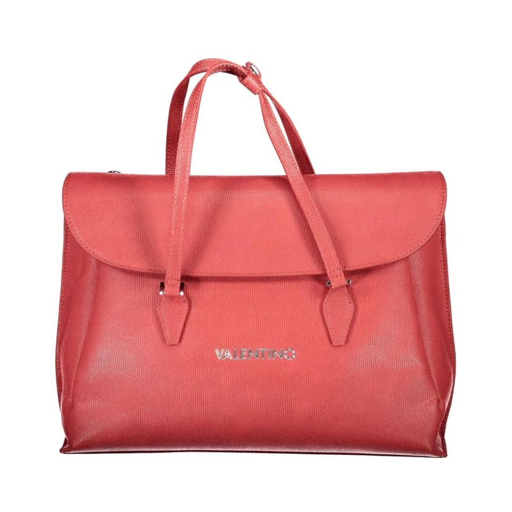 Valentino Leather Satchel - Female - Handbags - Red - One Size - Bags