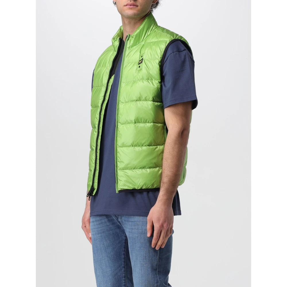 Blauer Gewatteerd Vest Green Heren