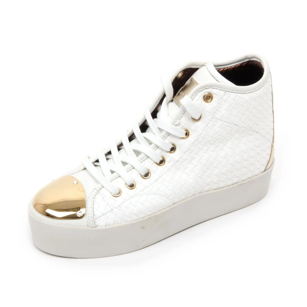 Alexander Smith Witte Londen Schoen met Sleehak Dames Schoenen
