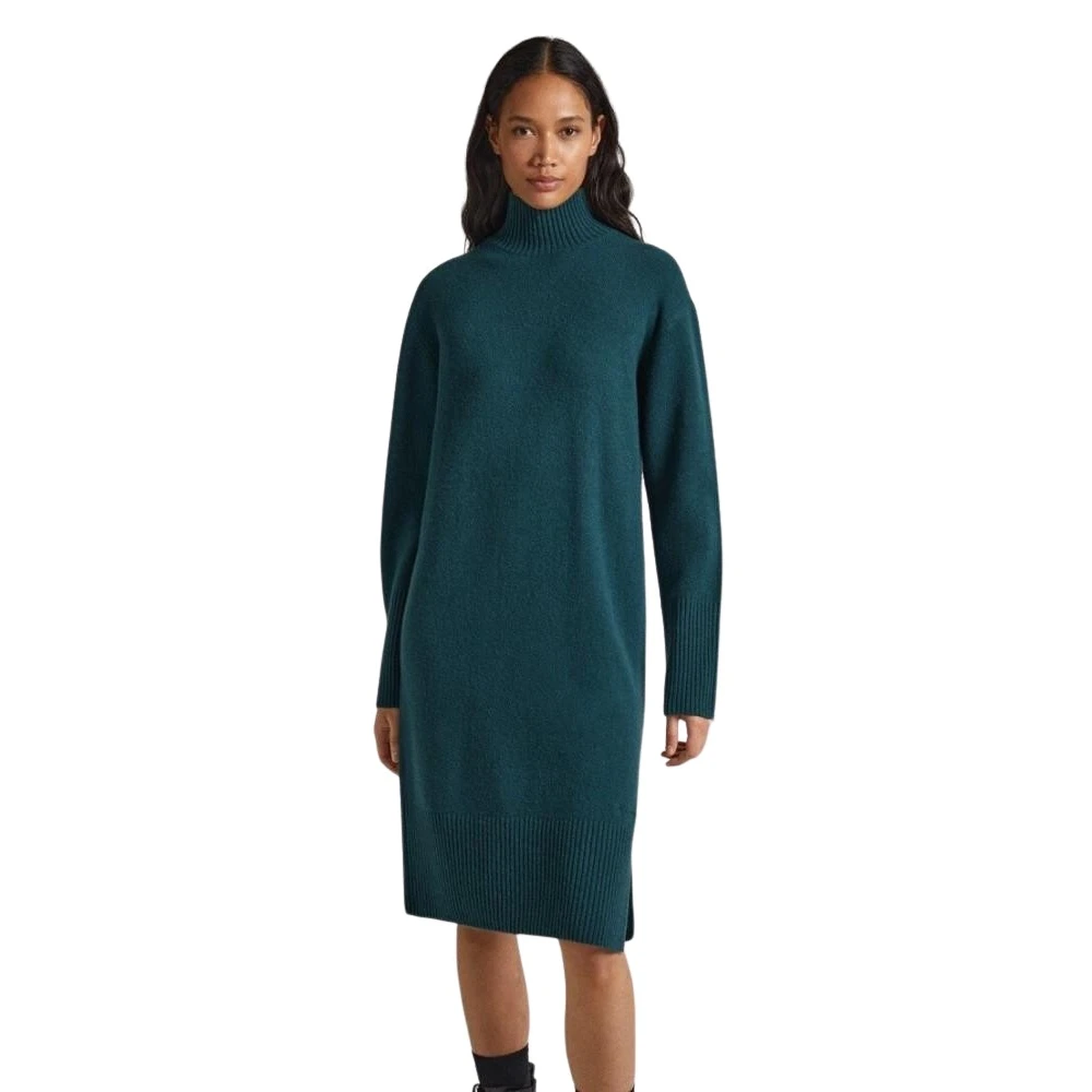 Pepe Jeans Groene Dasya Jurk Green Dames