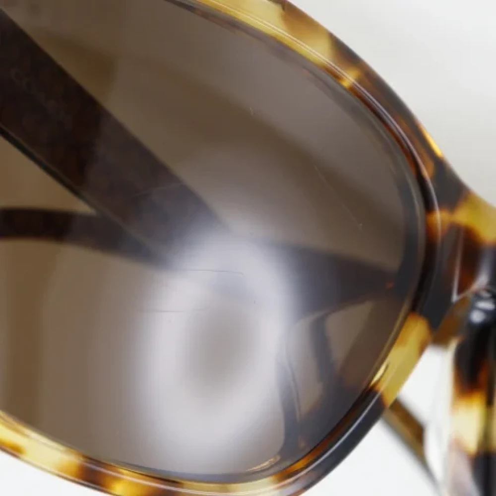 Coach Pre-owned Plastic sunglasses Brown Dames