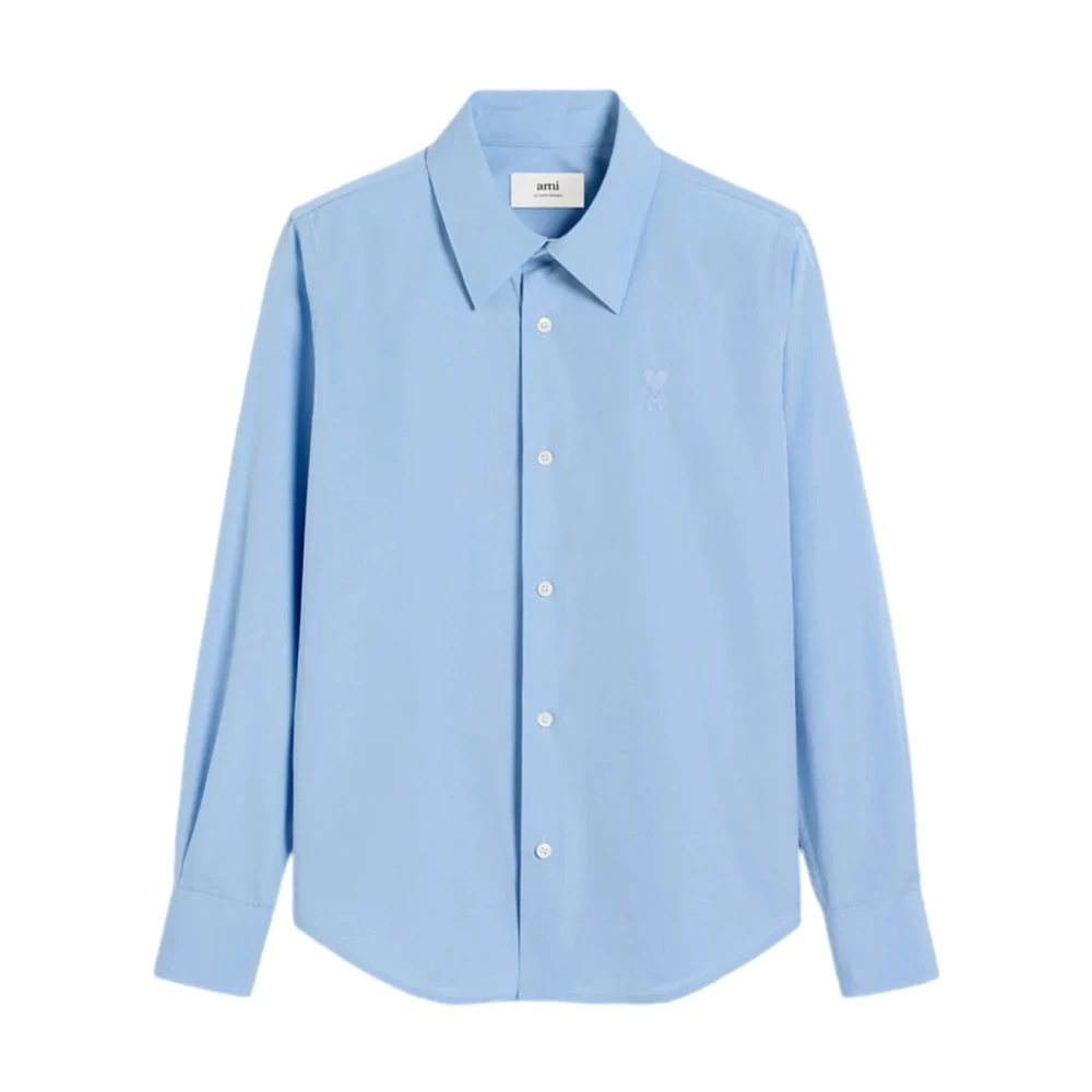 Ami Paris Donna Blu Camicette L, New,