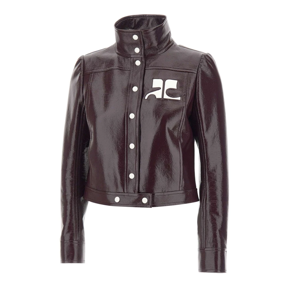 Courrèges Purple Light Jackets, Female, S, Reedition Vinyl Jacket