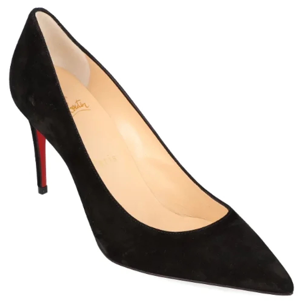 Christian Louboutin Leather heels Black Dames