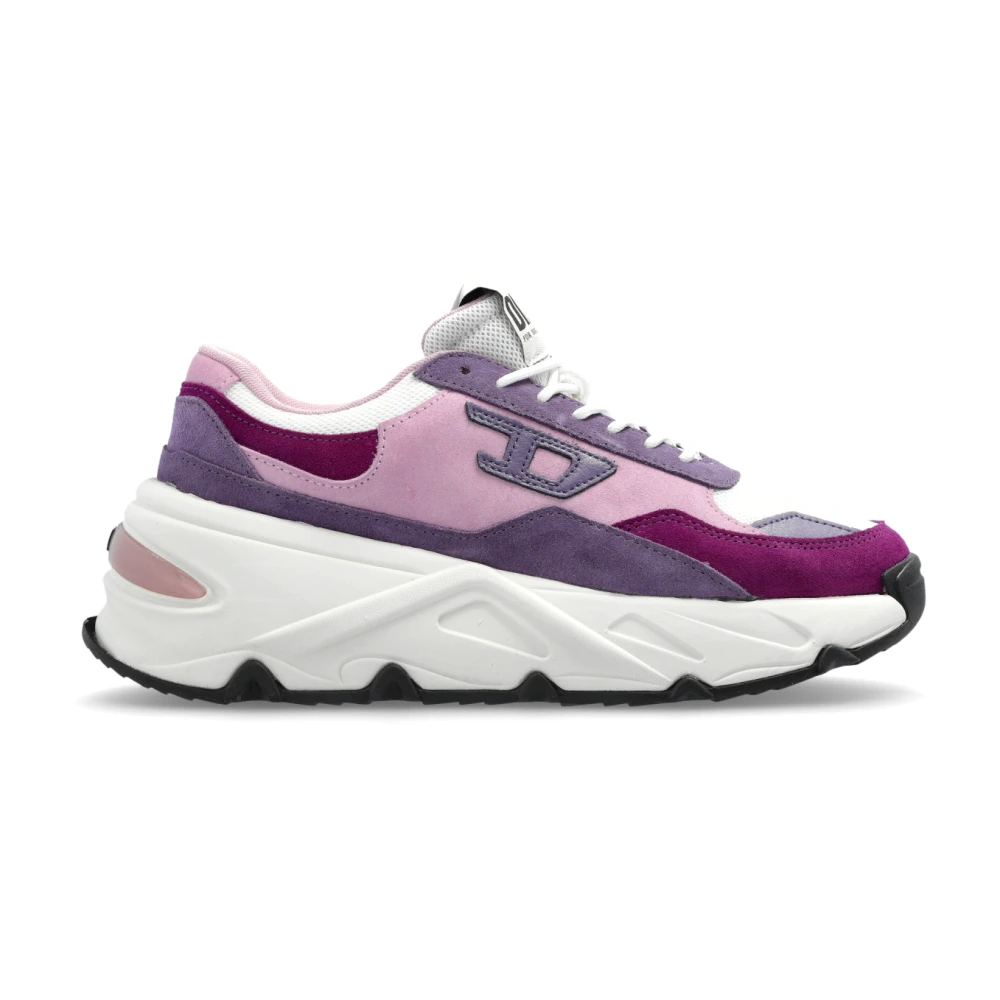 Diesel Kvinno Lila Skor Dam, 40 Eu, Läder, Sportskor S-Savannah