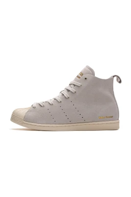 Stone Grey Superstar Hi Sneakers