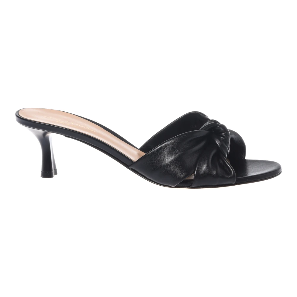 Baldinini Vrouw Zwart Schoenen Dames, 40 Eu, Leer, Leather Mule