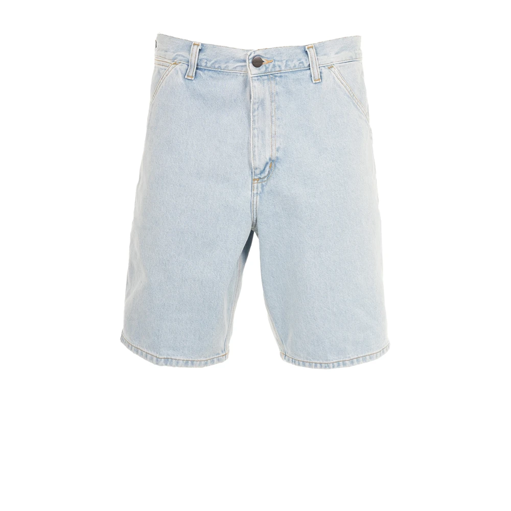 Carhartt Wip Men's Blue Denim Shorts - Denim Shorts - W30 - Shorts