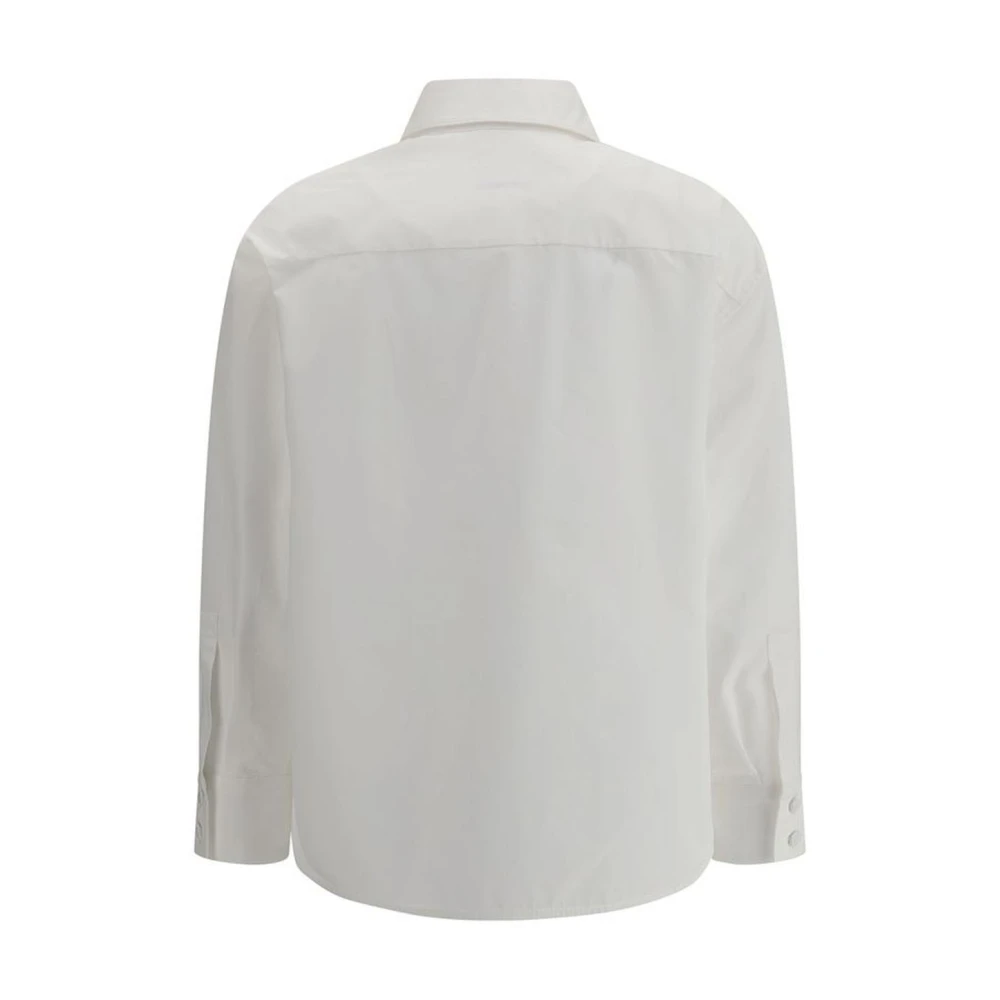 Jil Sander Klassieke Katoenen Overhemd met Verstelbare Manchetten White Dames