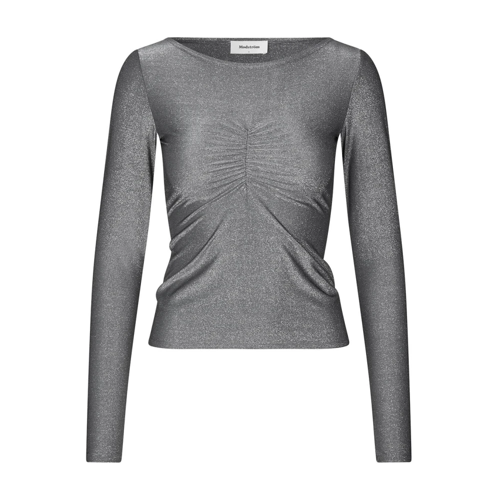 Modström Lange Mouw Top KelaniMD Stijl Gray Dames