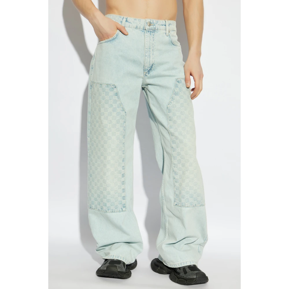Misbhv Jeans met Logo Blue Heren
