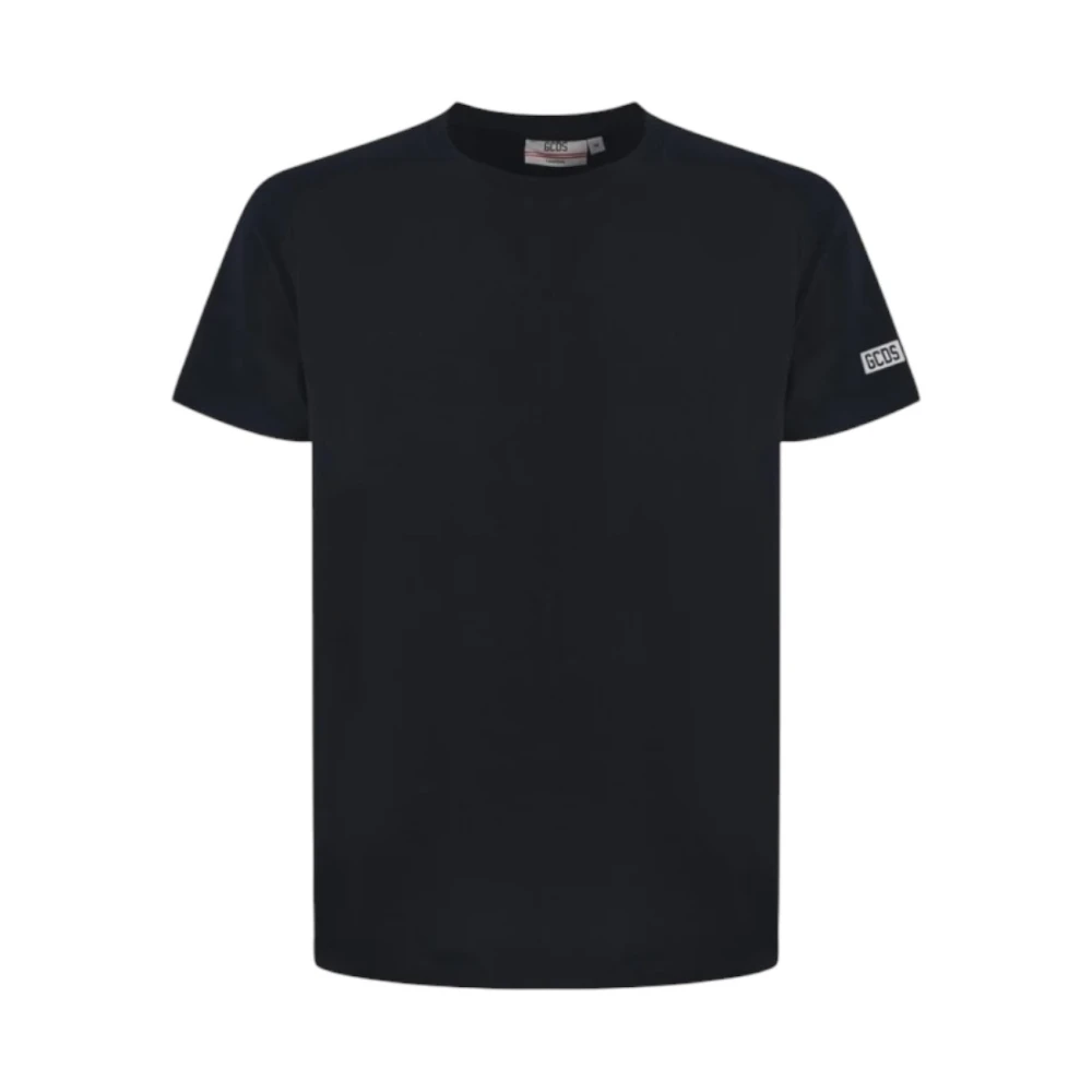 Gcds Casual Katoenen T-shirt Black Heren