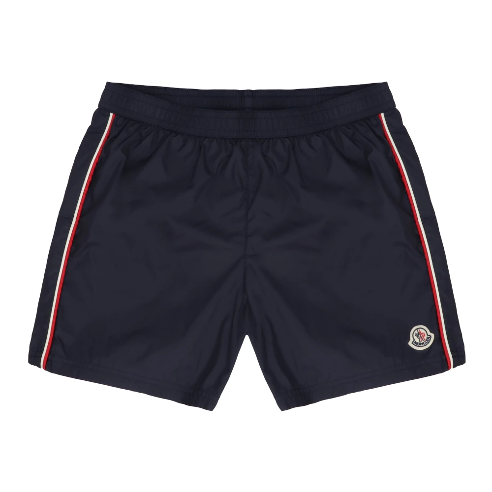 Moncler Kids Swimming Trunks, Male, 3 Y, Swim Shorts Blue