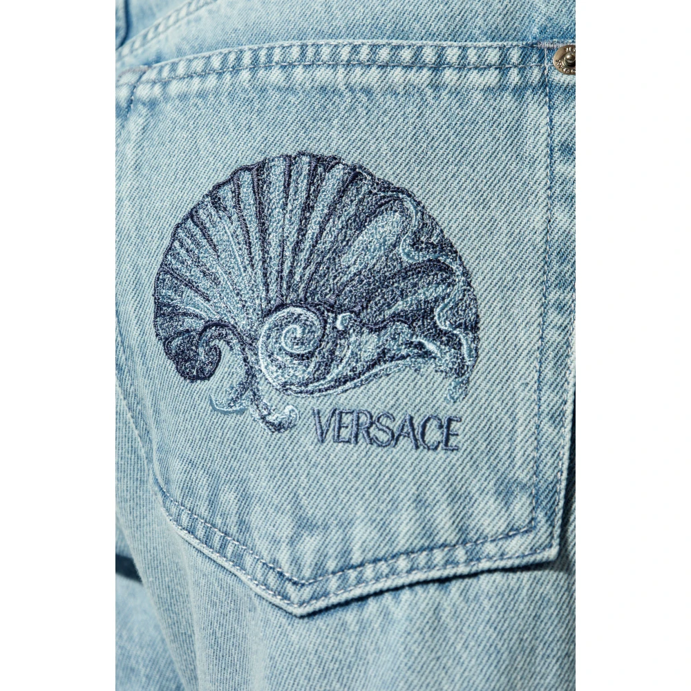 Versace Straight-leg jeans Blue Heren