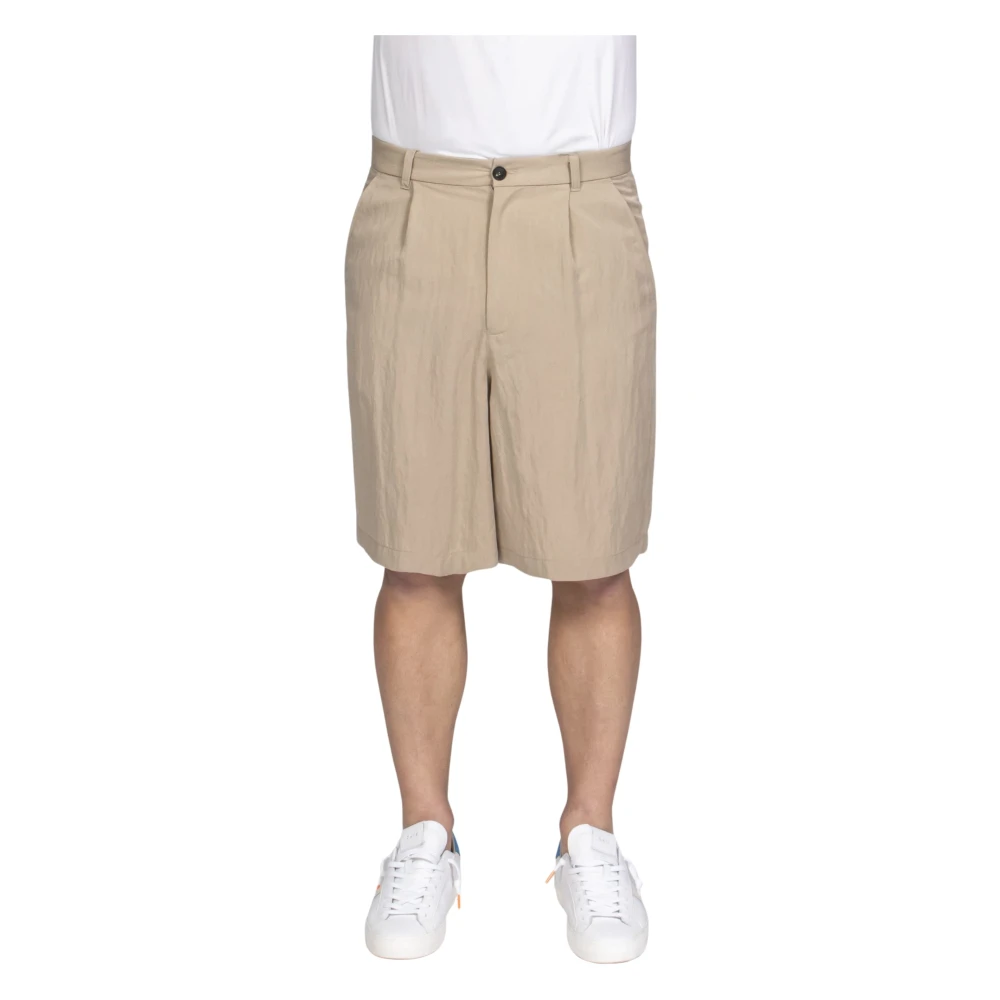 Emporio Armani Hombre Beige Pantalones Cortos, Talla: M