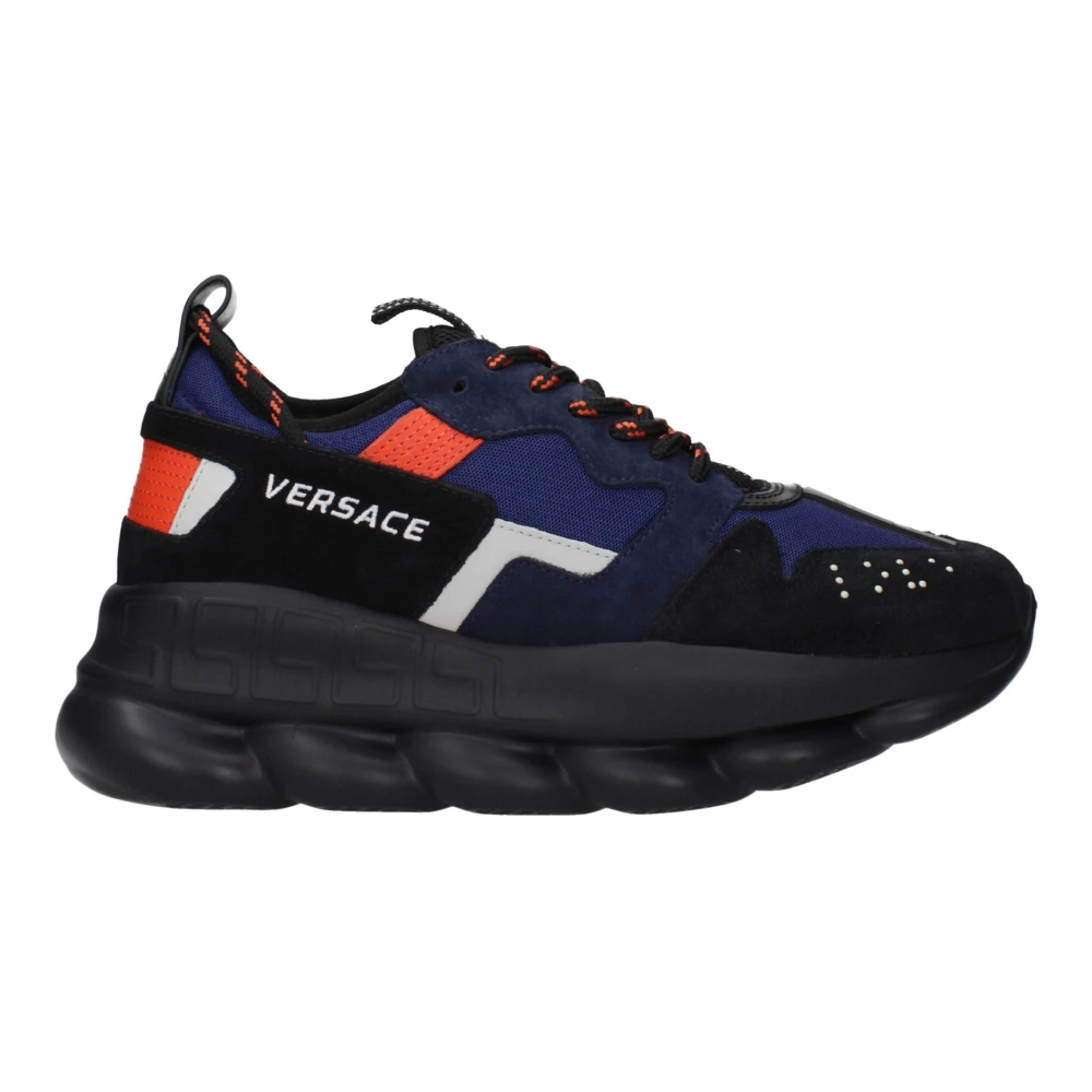 Versace Men's Multicolor Fabric Athletic Trainers, Sneakers, 12 Uk, Shoes