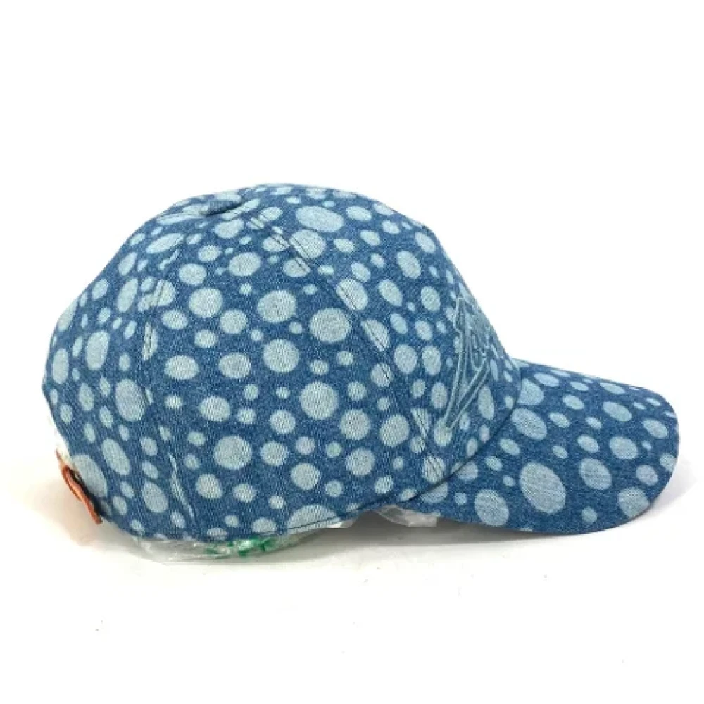 Louis Vuitton Vintage Pre-owned Canvas hats Blue Dames
