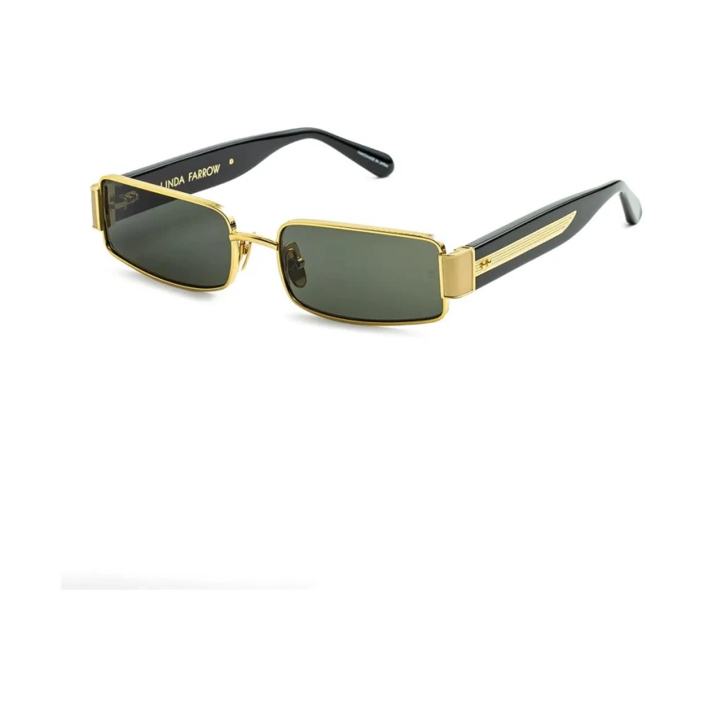 Linda Farrow Yellow Sunglasses, Unisex, 56 Mm, Lfl1532 C1 Sun Sunglasses