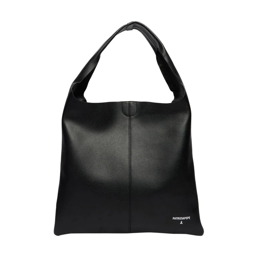 Patrizia Pepe Donna Nero - Textured Tote - Bags - One Size