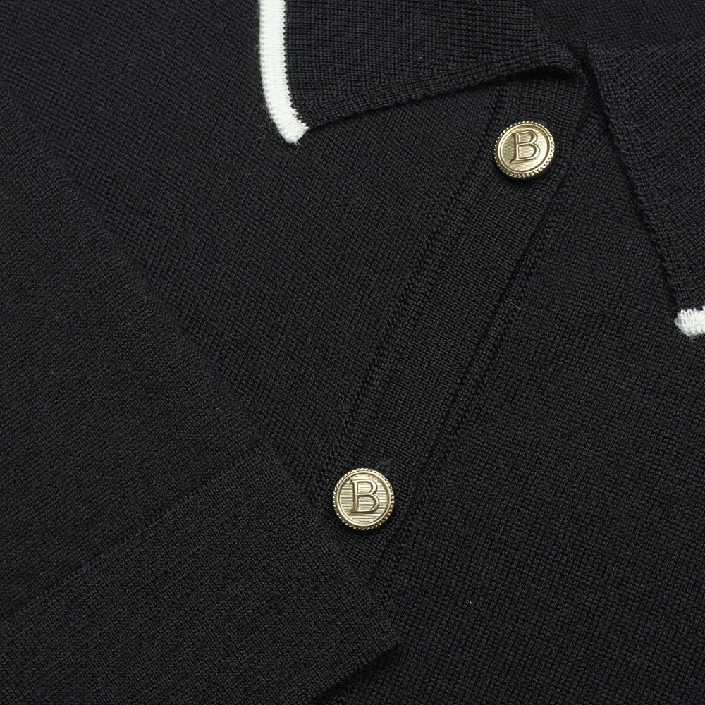 Busnel Angelika Cardigan Zwart Ecru Black Dames