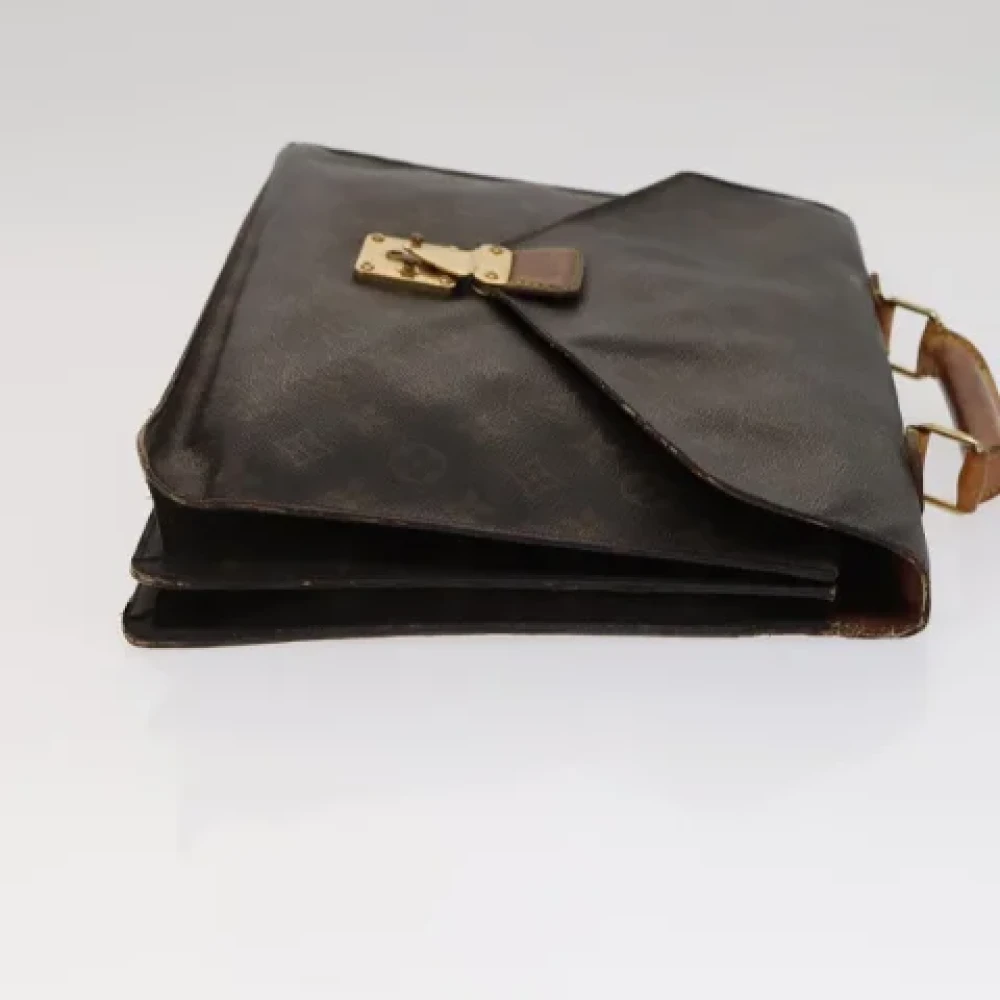 Louis Vuitton Vintage Pre-owned Canvas briefcases Brown Dames