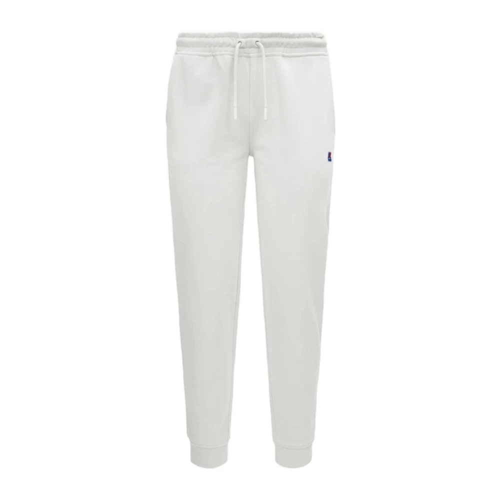 K-Way Donna Bianco Pantaloni, Xl, New,