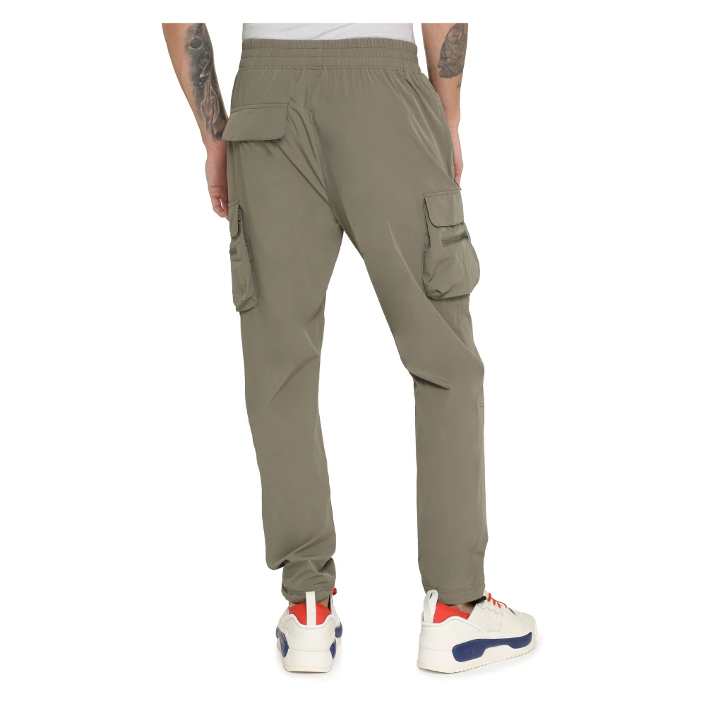 Represent Cargo Broek met Elastische Tailleband Brown Heren