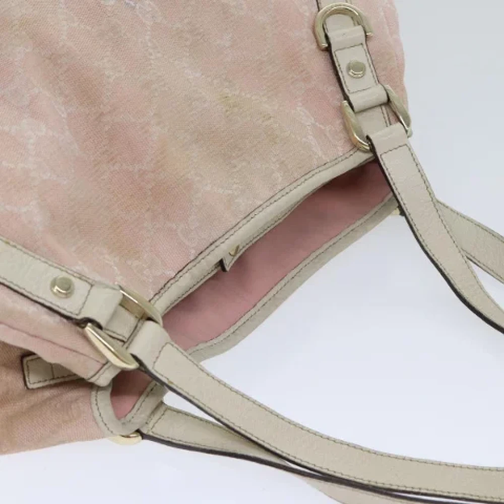 Gucci Vintage Pre-owned Canvas totes Pink Dames
