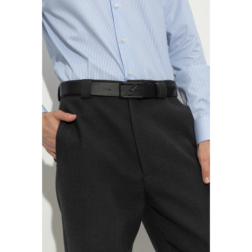 Brioni Omkeerbare riem Black Heren