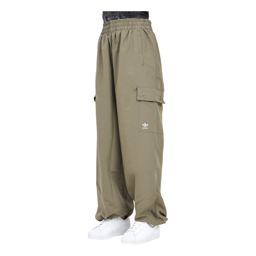 Adidas Originals Groene Cargo Essentials Broek Green Dames