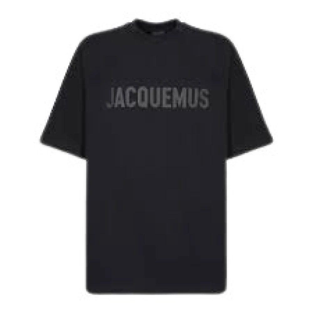 Jacquemus Casual Cotton T-shirt Black Heren