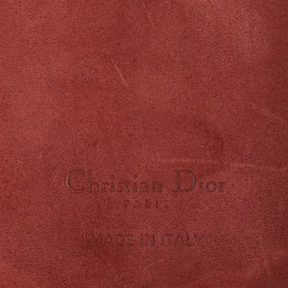 Dior Vintage Pre-owned Leather home-office Pink Dames