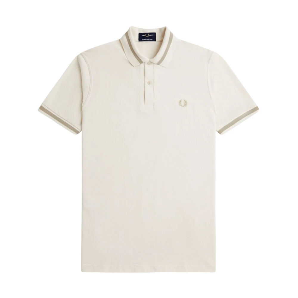 Fred Perry Single Tipped Polo Shirt Ecru Beige Heren