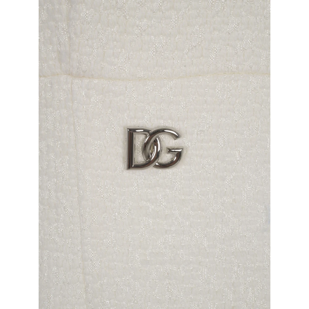 Dolce & Gabbana Elegante Abito Jurken Beige Dames