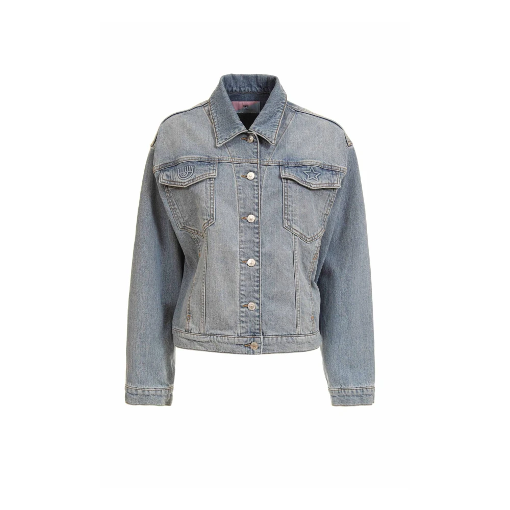 Chiara Ferragni Collection Damen Blau Jacken, 3XSgröße:
