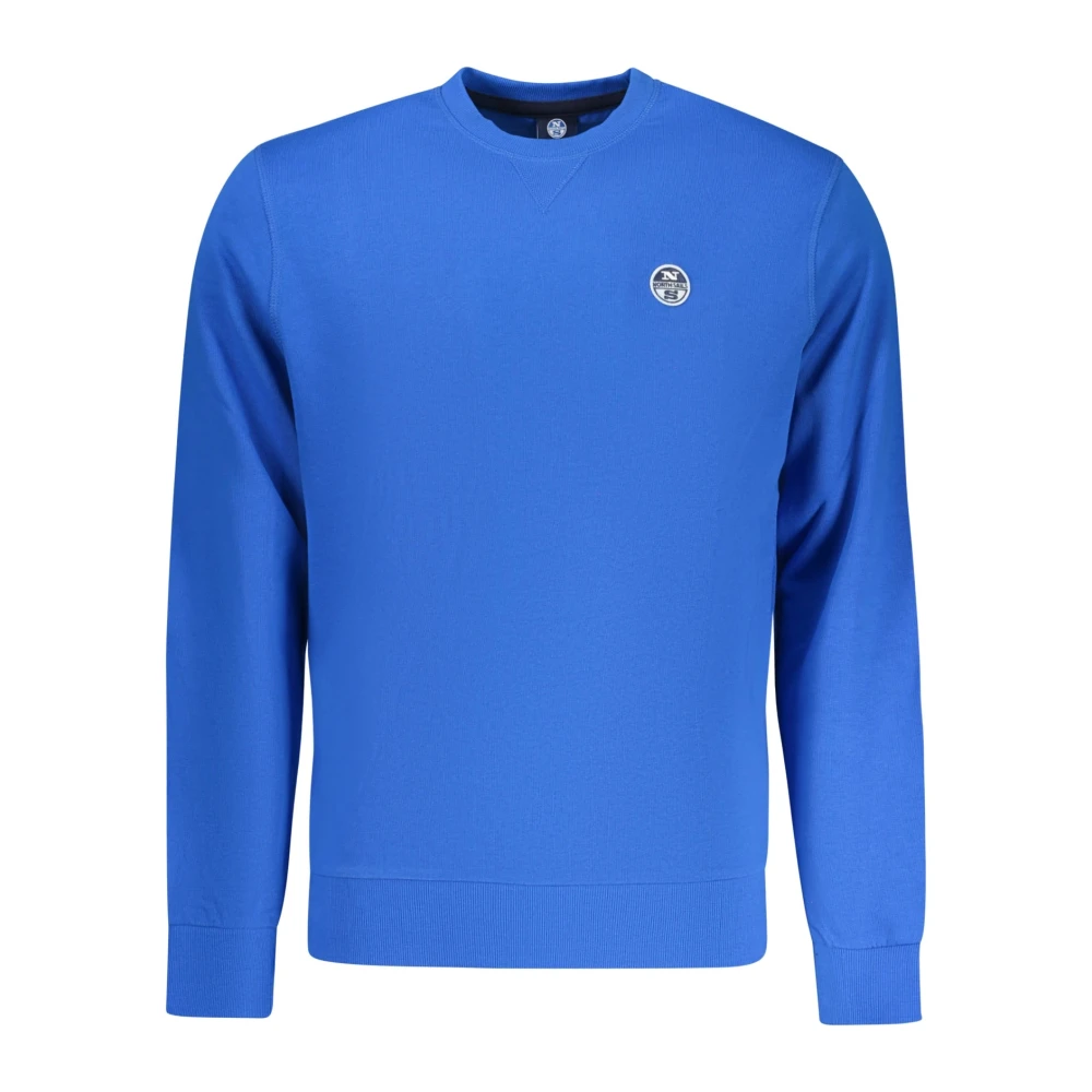 North Sails , Sweatshirts, Male, Blue, Xl, Zip-Up Sweatshirt